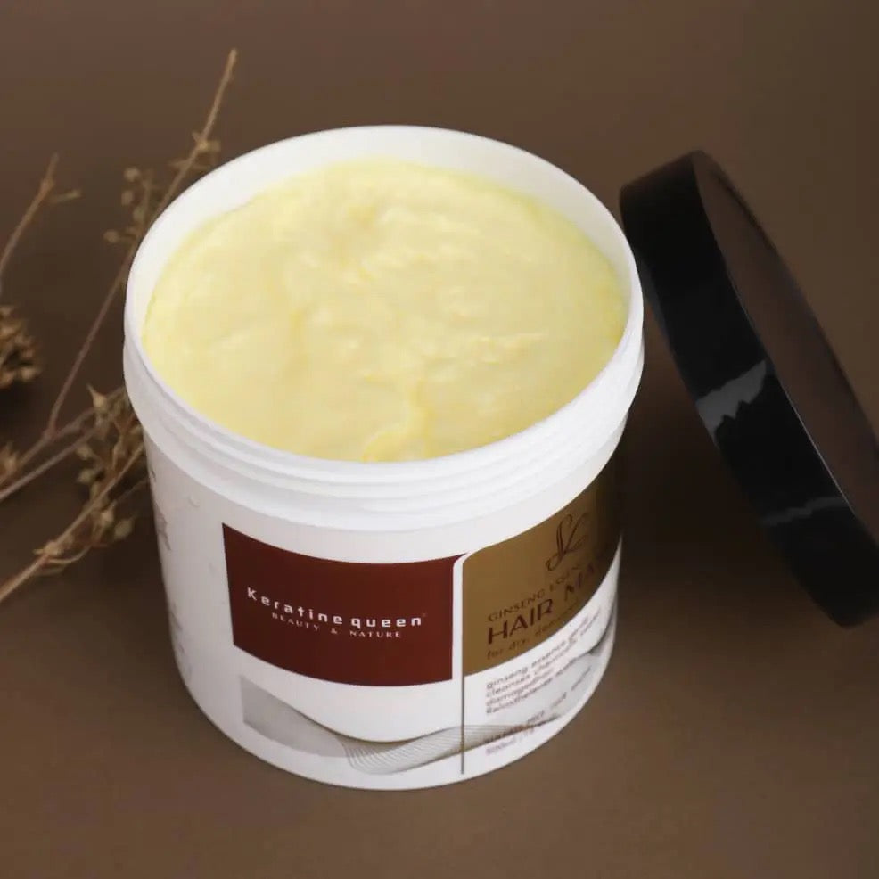 Ginseng Hair Mask with Keratina.