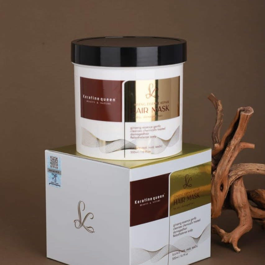 Ginseng Hair Mask with Keratina.
